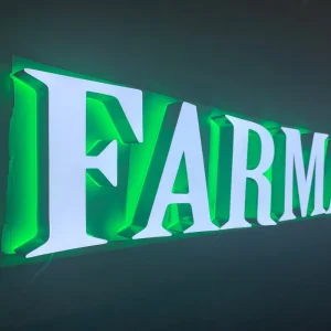 Commercial Storefront Billboards Interior Business Branding Signage 3D Logo Wall Decoration Acrylic Letters Office Lobby Sign