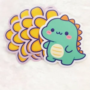 Company Design Labels Cartoon Waterproof Sticker Logo Adhesive Label Printing Holographic Vinyl Custom Die Cut Sticker Sheet