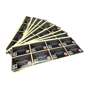 Company Design Labels Cartoon Waterproof Sticker logo Adhesive Label Printing Holographic Vinyl Custom Die Cut Sticker Sheet