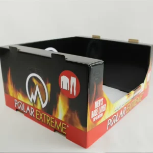 Competitive Price Recyclable Corrugated Board Display Light Box Exhibition Booth Display Box Customizable Shape for Household