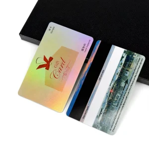 Contactless Smart Card FM11RF08 Chip Offset Printed PVC Gift Card with Hi Co Magnetic Strip and Film Lamination