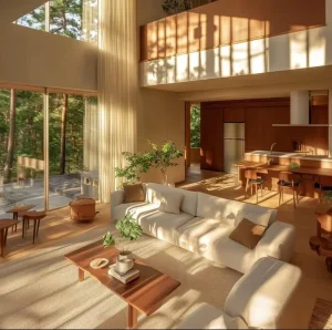Contemporary 3D Villa Furniture Project Professional Interior Designer Architecture Interior Design Home Decor 3D Rendering