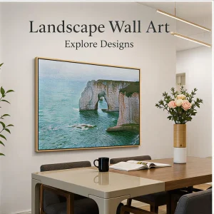 Contemporary Coastal Printed Wall Art for Home and Hotel Interior Decoration Retail and Decor Collections