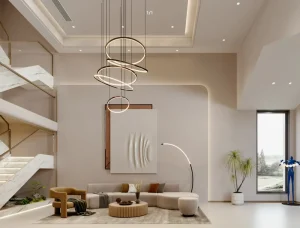 Contemporary Villa 3D Rendering Effect Diagram Whole House Custom Design Residential Hotel Application