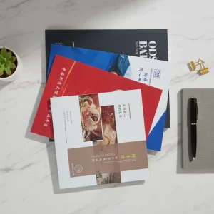 Corporate Brochure Product Manual Printing Service for Company Profile Exhibition Album Brochures with Offset Paper Cardboard