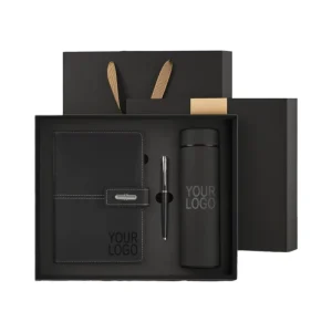 Corporate Event Luxury Souvenir Kit Agenda Notebook Thermal Mug Pen Business Gift Box