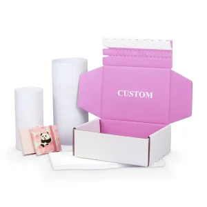 Corrugated Folding Kraft Cosmetic Paper Gift Shopping Packaging Box Cardboard Shipping Mailer Box Custom Logo Printed
