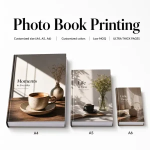 Cost-Effective Book Printing Services Custom Travel Art Family Photo Book Album Wedding Photo Book Printing