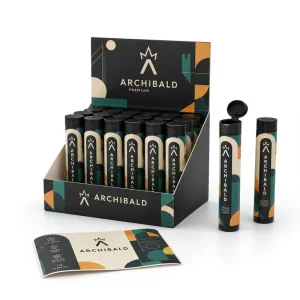 Counter Display Box Multi Pack Pop Top Tube Dispenser Box Recyclable Pop Up Display Packaging Box with 25 Slots
