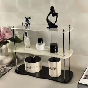 Creative Acrylic Display Stands Are Suitable for Cosmetics and Perfumes in Living Rooms and Bathrooms