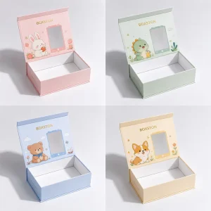 Creative Book Style Gift Boxes for Cosmetics, Food and Electronics Premium Book-Style Packaging Box Manufacturer in China