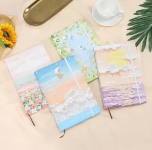 Creative Cartoon Hardcover Notebook Colorful Cultural Creative Production for Personal Drawing National Tide Development Book