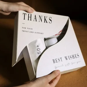 Creative Custom Shaped Paper Gift Box Unique Design Simple Presentation Packaging Box for Gifts