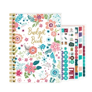 Creative English Weekly Monthly Theme Planning Stickers Budget Account Schedule Paper Hardcover Composition Book for Gift