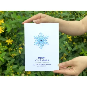 Creative Hand embroidered Greeting Cards Factory Direct Custom Christmas Classic Designs Fresh Taste High Quality