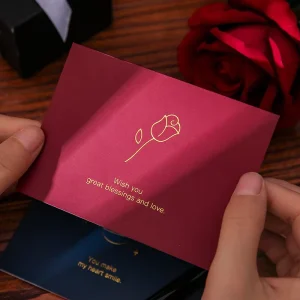 Creative Retro Greeting Card for Birthday Folding General Greeting Cards with Foiling Custom Greeting Cards Manufacture