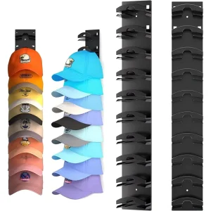 Cross border Portable Plastic Five Tier Wall Mounted Hat Storage Rack for Baseball Caps and Coats Door Wall Display Stand