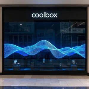 Crystal Film Screen Flexible Transparent LED Screen Advertising Panel Indoor/Outdoor Crystal Display For Shopping Mall