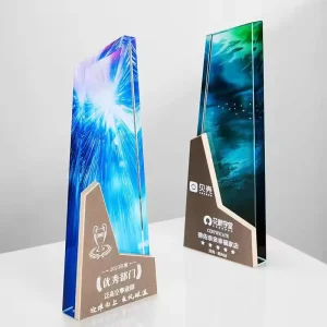 Crystal Souvenir Gifts Creative Marble Trophy Customized Crystal Trophy Engraved Marble Awards Trophy