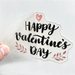 Crystal Sticker Transfer Printing Sticker Customized Product Label Transparent Metal Image Sticker Customized Gift Box