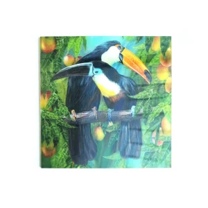 Custom 0.6mm PET 3D Animal Lenticular Postcard Anime Poster, 30x40cm, Flip Picture