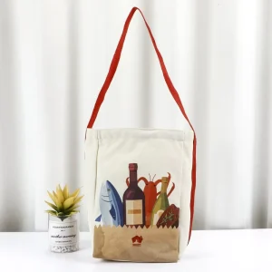 Custom 100% Cotton Terry Cloth Eco friendly Tote Bag Striped Long Beach Bag Large Capacity Shoulder Bag Women Travel Shopping