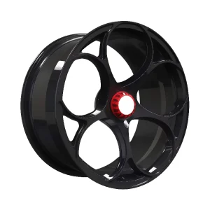 Custom 18 19 20 21 22 Inch Centerlock 5×114.3 5×127 5×120 Forged Monoblock Racing Black Alloy Wheel for BMW G80 Corvette