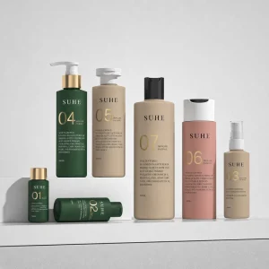 Custom 300ml 400ml 500ml Empty Hair Shampoo Pump Bottles Cosmetic Body Lotion Bottle for Screen Printing