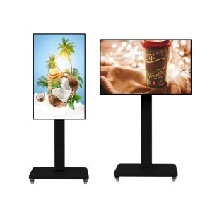 Custom 32 43 49 55 Inch Capacitive Touch Monitor WiFi Floor Stand Android Tablet Kiosk