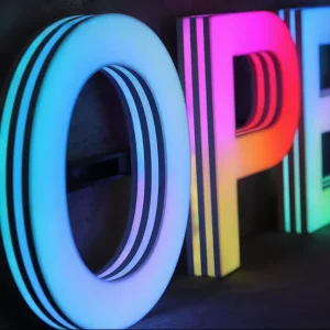 Custom 3D Acrylic LED Neon Sign IP65 Waterproof Outdoor Advertising Store Front Logo Business Wall Decor Multi Colors