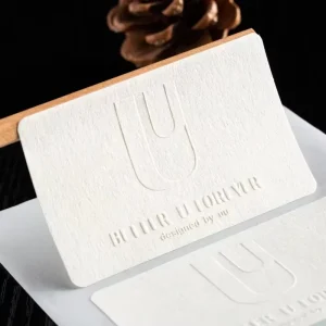 Custom 3D Embossed Brand Logo Stickers for Craft Photo Frame Candle Use Eco Friendly Art Paper Relief Finish
