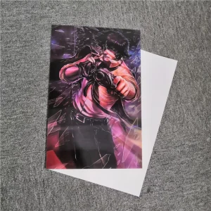 Custom 3D Flip Lenticular Anime Picture Dragon Ball Marvel Horrible Movie Iron Man Spiderman Plastic Picture Print