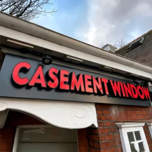 Custom 3D Front Lit LED Channel Letters Acrylic Storefront Sign for Advertising Restaurants & Businesses