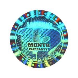 Custom 3D Holographic Authenticity Sticker Labels