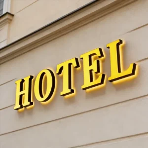 Custom 3D Illuminated Signage for Storefronts Business Logo Signs LED Channel Sign Outdoor Advertising Sign for Shop Hotel Bar