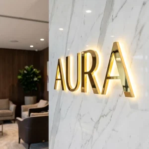 Custom 3D LED Frontlit Channel Letters Waterproof Outdoor Signage for Shopping Mall Retail Storefront Advertising Displays