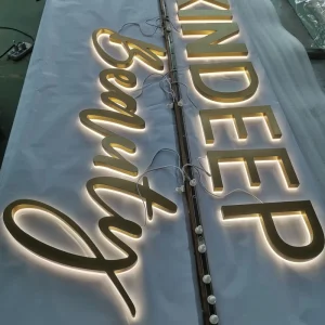 Custom 3D LED Storefront Advertising Signs Backlit Channel Letter Illuminated Business Signs for Mall Company Hospital
