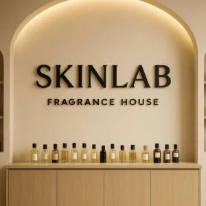 Custom 3D Matte Black Acrylic Wall Letters Logo Sign 3D Storefront Wall Sign for Beauty Salon Skincare Clinic Brand Identity
