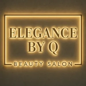 Custom 3D Metal Logo Sign Beauty Salon Sign Custom Company Brand Name 3D Illuminated Letters for Decoration Brand logo