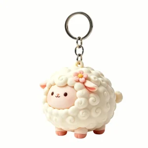Custom 3D PVC Figurine Personalized Character Doll Gravure Printed Cartoon Keychain Waterproof Anime Fashion Promotional Gifts