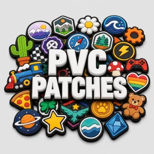 Custom 3D PVC Patches Personalized Soft Rubber Logo Badge for Apparel Bags and Lifestyle Brand Merchandising