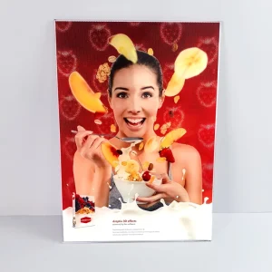 Custom 3D Relief Acrylic Motion Effect Advertising Display Board