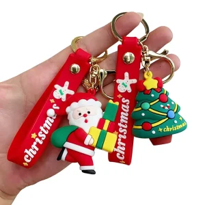 Custom 3D Soft PVC Durable Keychains Cute Game Cartoon Character Factory Designed Animation Doll
