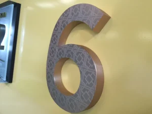 Custom 3D Stainless Steel Letters Laser Cut Customizable Fonts for Companies Hospitals Indoor Outdoor Use Easy