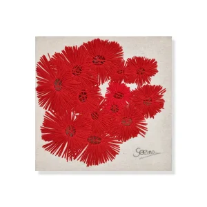 Custom 3D Textile Crochet Flowers Artwork Weaving Tapestry Bohemian Fiber Wall Hanging Art Modern Pictures Home Decore Paintings