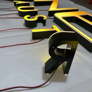 Custom 3D Waterproof Storefront Led Signboard Outdoor Channel Letter Frontlit Sign
