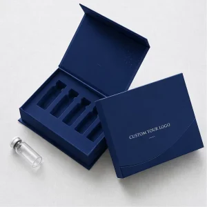 Custom 3ml Vial Box Glossy Lamination Varnishing Rectangular for Shipping Packaging Small Business