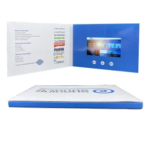 Custom 4.3 5 7 10 Inch Digital Book LCD TFT Screen Video Brochure for Greeting Gift Invitation Business Card Marketing