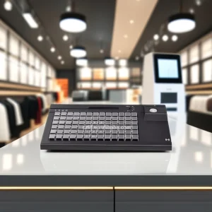 Custom 78 Keys Mini POS Programmable Mechanical Keyboard All in One Terminal with Membrane Technology