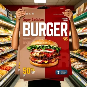 Custom A0 A1 A2 A3 A4 Cardboard Kraft Printed Colorful Movie Music Business Film Product Promotion Poster Printing